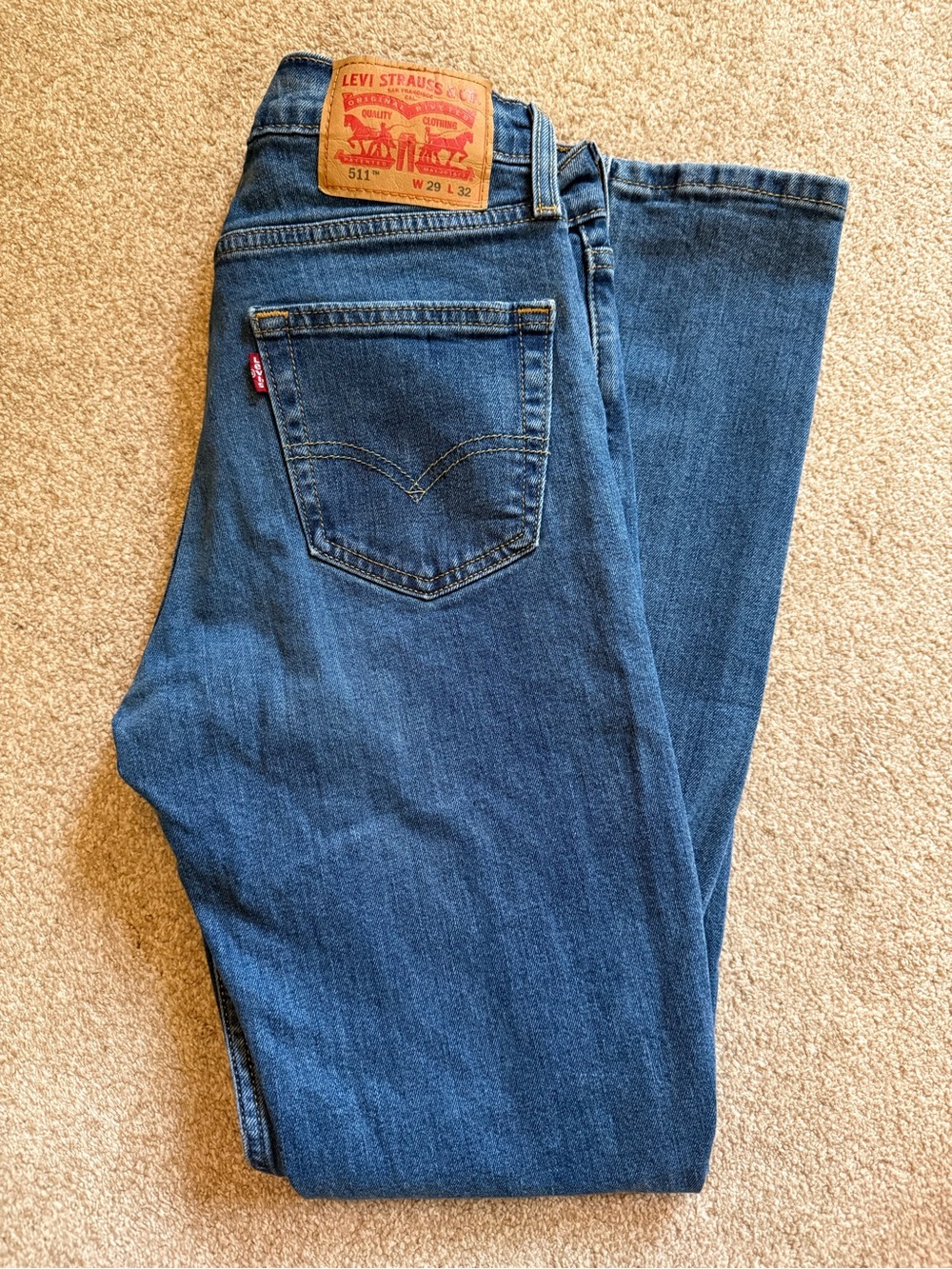 Levi's 511 Slim Men’s Jeans in Blue Denim